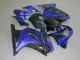 08-12 Schwarz Blau EX250 Motorrad Verkleidungen
