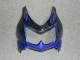 08-12 Schwarz Blau EX250 Motorrad Verkleidungen