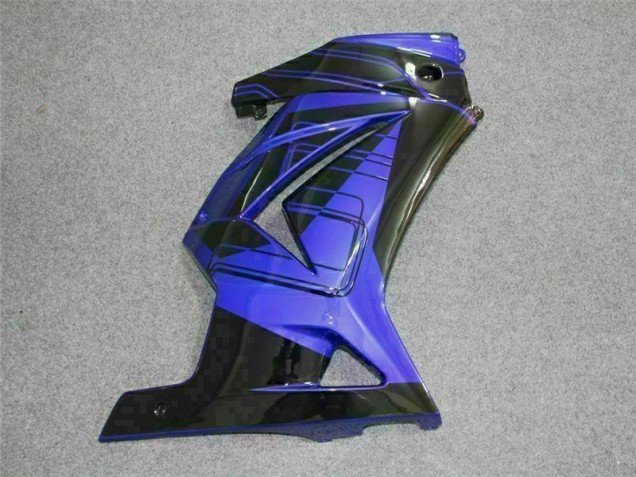 08-12 Schwarz Blau EX250 Motorrad Verkleidungen