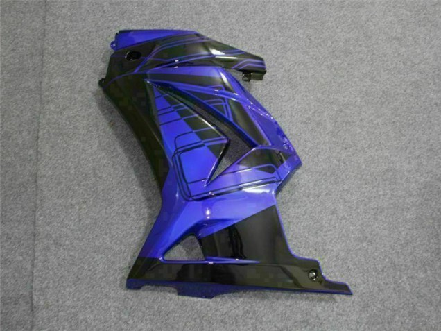 08-12 Schwarz Blau EX250 Motorrad Verkleidungen