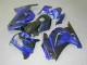 08-12 Schwarz Blau EX250 Motorrad Verkleidungen
