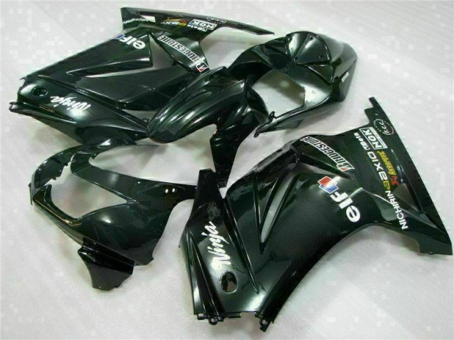 08-12 Schwarz EX250 Motorrad Verkleidung Komplett Sets