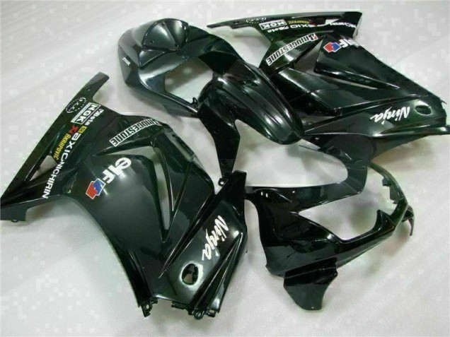 08-12 Schwarz EX250 Motorrad Verkleidung Komplett Sets