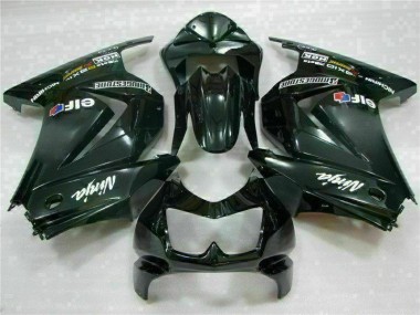 08-12 Schwarz EX250 Motorrad Verkleidung Komplett Sets