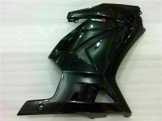 08-12 Schwarz EX250 Motorrad Verkleidung & Plastik 08-12 Schwarz EX250 Motorrad Verkleidung & Plastik