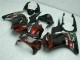 08-12 Schwarz EX250 Motorrad Verkleidungen