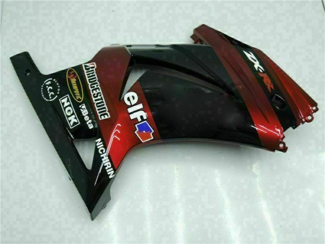 08-12 Schwarz EX250 Motorrad Verkleidungen