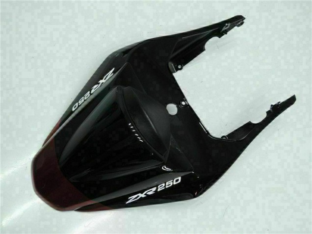 08-12 Schwarz EX250 Motorrad Verkleidungen