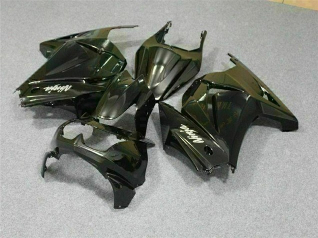 08-12 Schwarz EX250 Motorrad Vollverkleidung