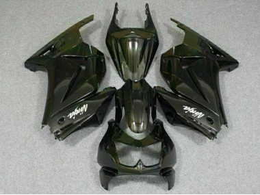 08-12 Schwarz EX250 Motorrad Vollverkleidung