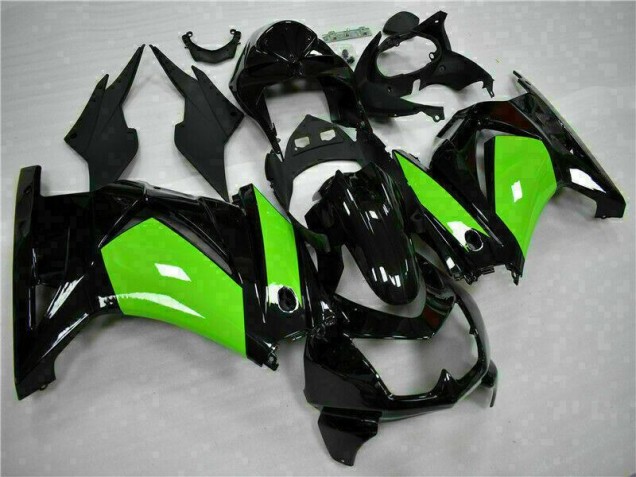 08-12 Schwarz Grün EX250 Motorrad Verkleidungen
