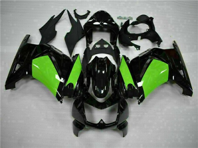 08-12 Schwarz Grün EX250 Motorrad Verkleidungen