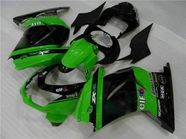 08-12 Schwarz Grün EX250 Motorrad Vollverkleidung 08-12 Schwarz Grün EX250 Motorrad Vollverkleidung