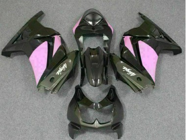 08-12 Schwarz Rosa Ninja EX250 Motorrad Verkleidung