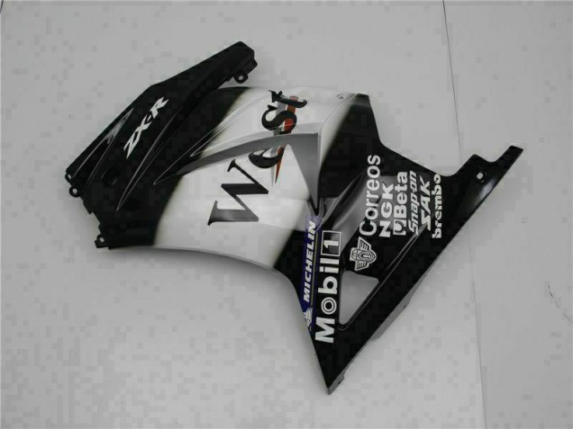08-12 Schwarz West EX250 Motorrad Verkleidung