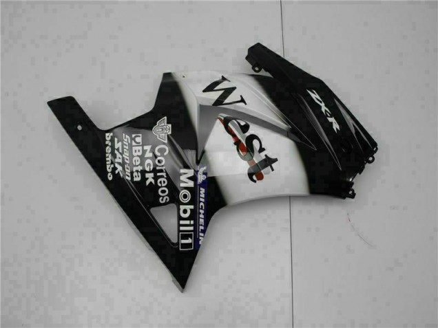 08-12 Schwarz West EX250 Motorrad Verkleidung