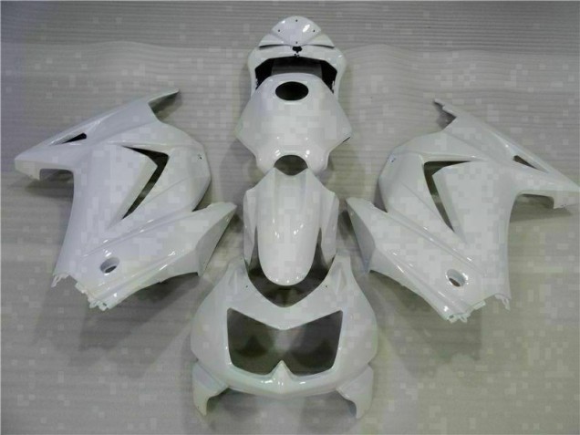 08-12 Weiß EX250 Motorrad Verkleidung