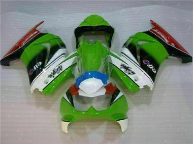 08-12 Weiß Grün Schwarz Ninja EX250 Motorrad Verkleidung