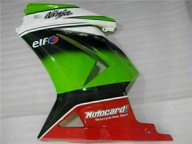 08-12 Weiß Grün Schwarz Ninja EX250 Motorrad Verkleidung