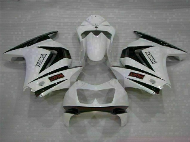 08-12 Weiß Schwarz EX250 Motorrad Verkleidung
