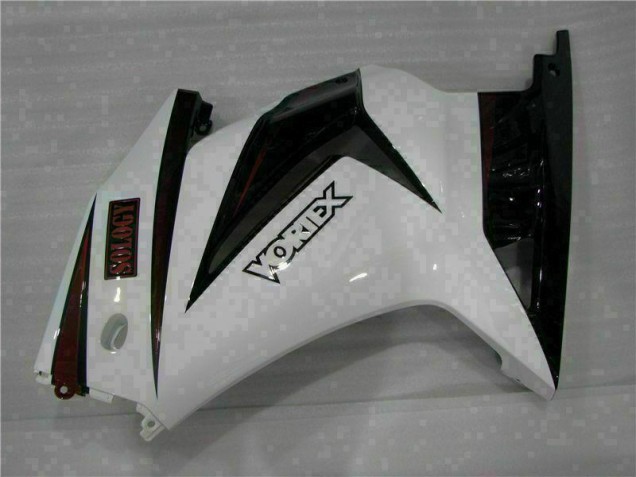 08-12 Weiß Schwarz EX250 Motorrad Verkleidung