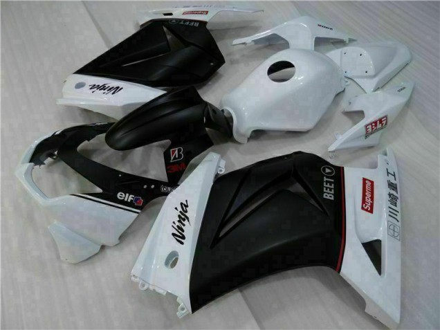 08-12 Weiß Schwarz Ninja EX250 Motorrad Verkleidung