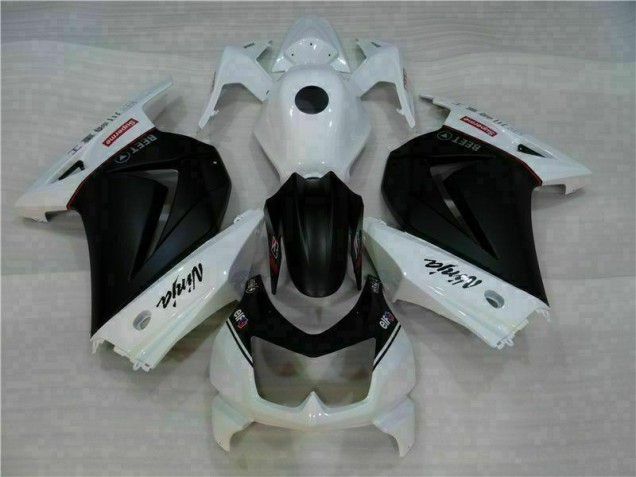 08-12 Weiß Schwarz Ninja EX250 Motorrad Verkleidung