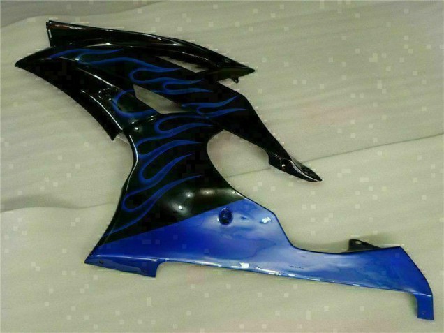 08-16 Blau Flamme Schwarz YZF R6 Motorrad Verkleidung 08-16 Blau Flamme Schwarz YZF R6 Motorrad Verkleidung