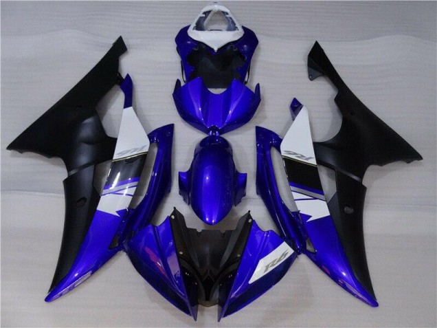 08-16 Blau Schwarz YZF R6 Motorrad Verkleidung