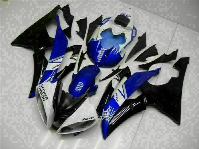 08-16 Blau Schwarz YZF R6 Motorrad Verkleidungen