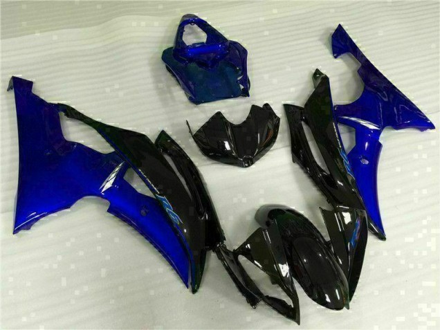 08-16 Blau Schwarz YZF R6 Motorrad Vollverkleidung