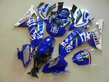 08-16 Blau Star Fiat YZF R6 Motorrad Verkleidung