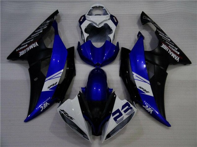 08-16 Blau Weiß Schwarz YEC 23 YZF R6 Motorrad Verkleidung 08-16 Blau Weiß Schwarz YEC 23 YZF R6 Motorrad Verkleidung