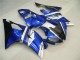 08-16 Blau Weiß Schwarz YZF R6 Motorrad Verkleidungen