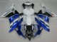 08-16 Blau Weiß YZF R6 Motorrad Verkleidung