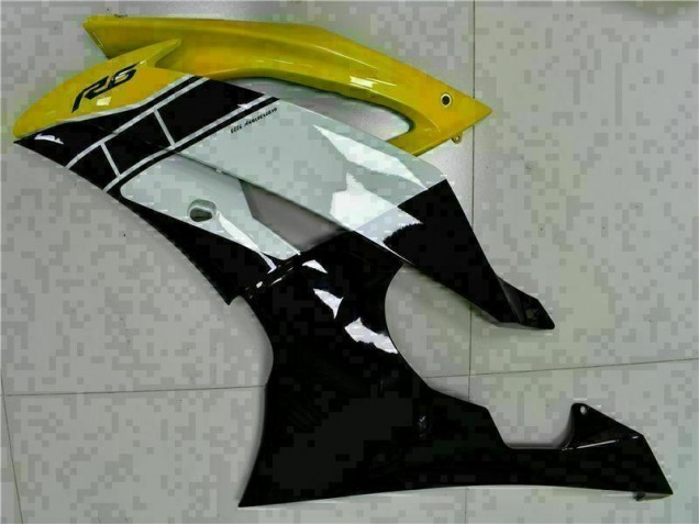 08-16 Gelb Schwarz YZF R6 Motorrad Vollverkleidung