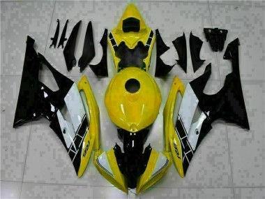 08-16 Gelb Schwarz YZF R6 Motorrad Vollverkleidung