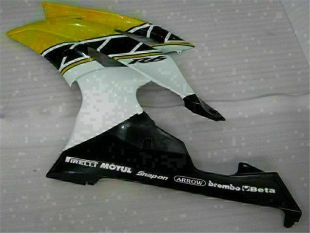 08-16 Gelb Weiß YZF R6 Motorrad Verkleidung 08-16 Gelb Weiß YZF R6 Motorrad Verkleidung