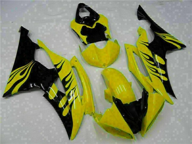 08-16 Gelb YZF R6 Motorrad Verkleidung