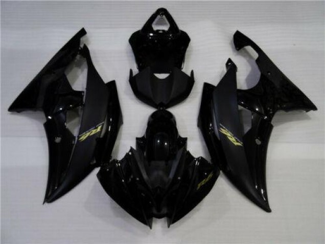08-16 Matt schwarz glänzend YZF R6 Motorrad Verkleidung 08-16 Matt schwarz glänzend YZF R6 Motorrad Verkleidung