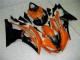 08-16 Orange Schwarz YZF R6 Motorrad Verkleidung