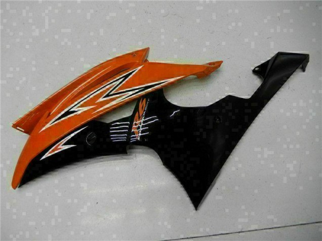 08-16 Orange Schwarz YZF R6 Motorrad Verkleidung