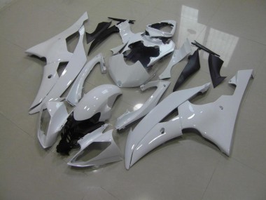 08-16 Perl Weiß ohne Aufkleber YZF R6 Motorrad Verkleidung