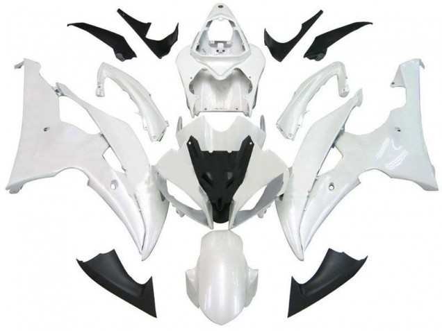 08-16 Perl weiß YZF R6 Motorrad Verkleidung