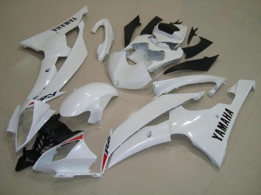 08-16 Perl weiß YZF R6 Motorrad Vollverkleidung