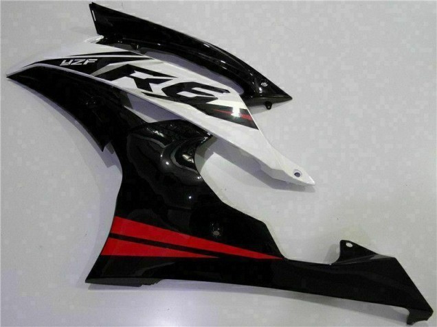08-16 Rot Schwarz YZF R6 Motorrad Verkleidung & Plastik
