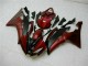 08-16 Rot Schwarz YZF R6 Motorrad Verkleidungen