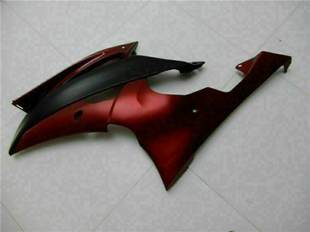08-16 Rot Schwarz YZF R6 Motorrad Verkleidungen