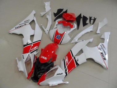 08-16 Rot Weiß OEM Stil YZF R6 Motorrad Verkleidung