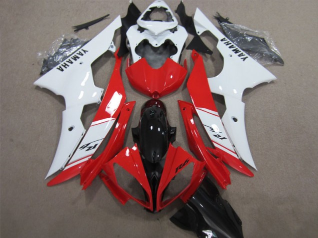 08-16 Rot Weiß Schwarz Aufkleber YZF R6 Motorrad Verkleidung 08-16 Rot Weiß Schwarz Aufkleber YZF R6 Motorrad Verkleidung